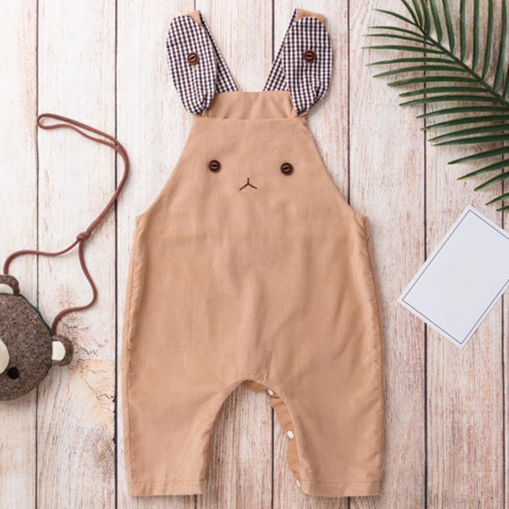 Photography Newborn - Corduroy Baby Jumpsuit Newborn Soft Cotton
