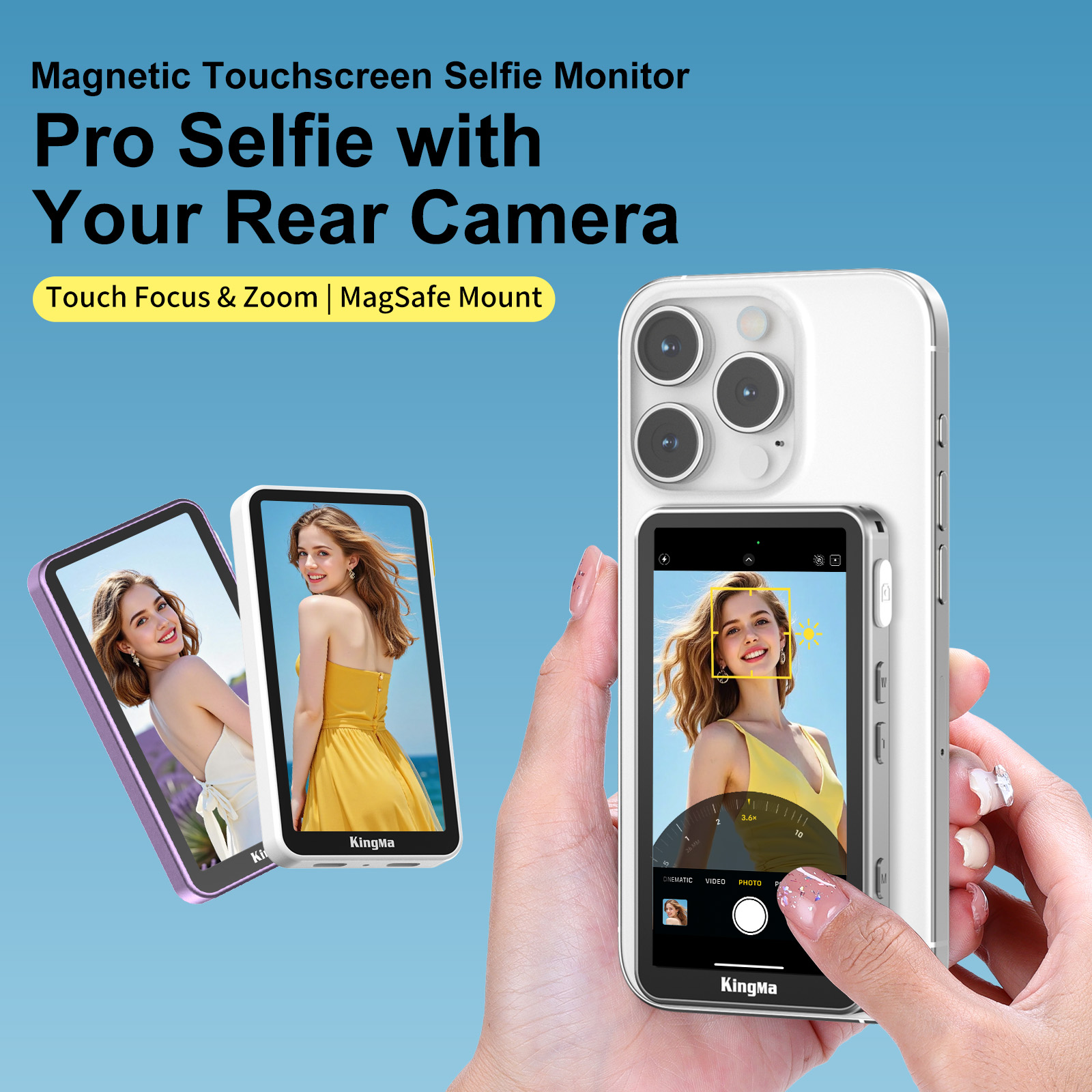 Photography Equipment - PH02 ULTRA Phone Vlog Selfie Monitor