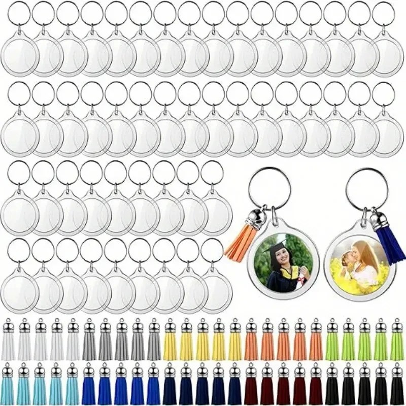 Photography Hacks - 100Pcs Round Blank Acrylic DIY Photo