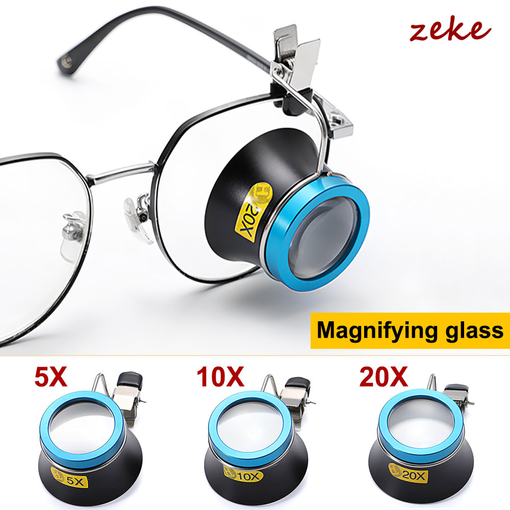 20X 10X 5X Eyeglass Magnifier  - огляд і ціна Eye Piece Magnifier