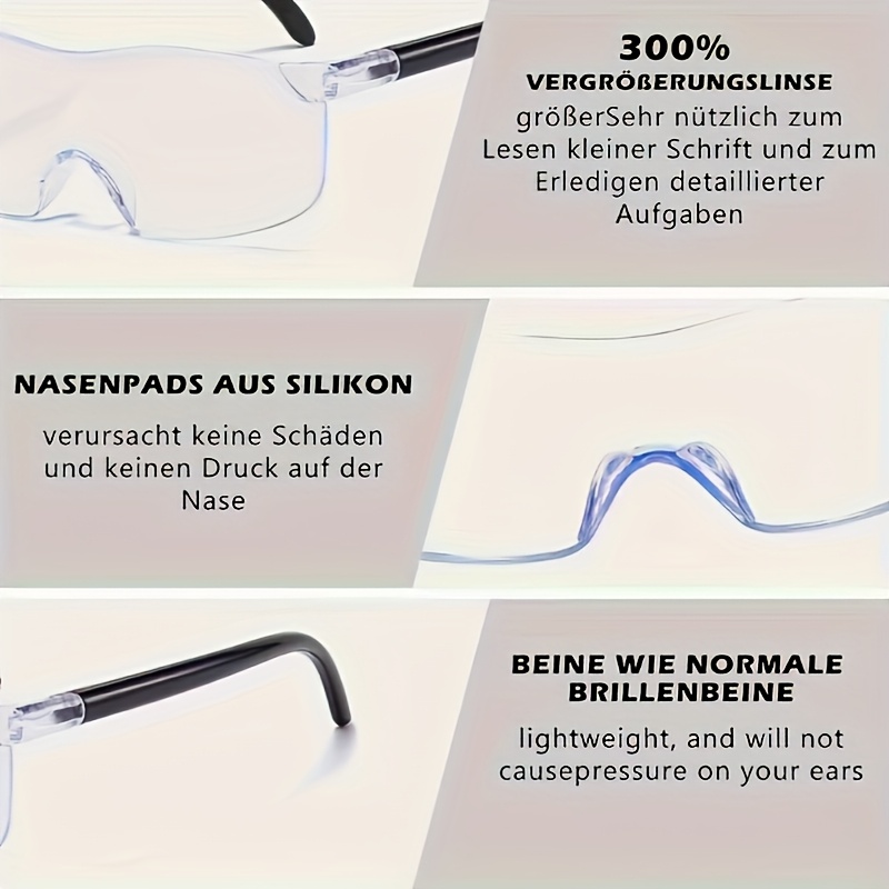 3X Wearable Magnifying Glasses - огляд і ціна Eye Piece Magnifier