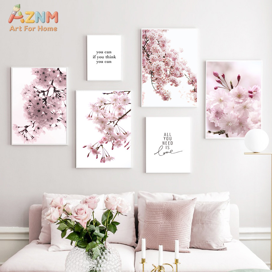 AZNM Pink Cherry Blossom Canva - огляд і ціна Photography Quotes Inspirational