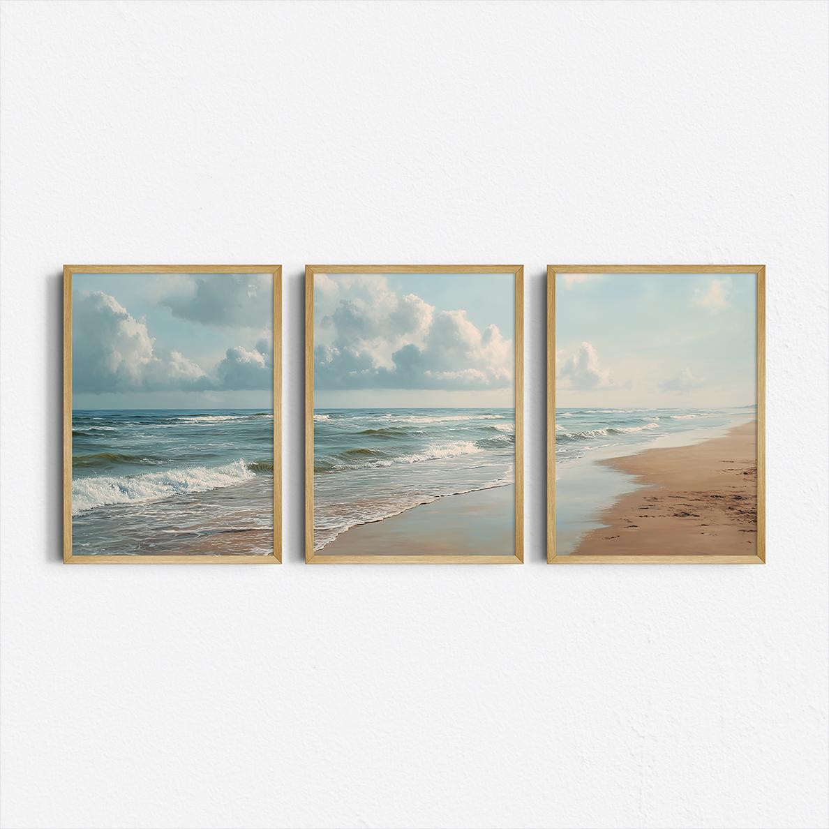 Set of 3 Ocean Beach Triptych  - огляд і ціна Photography Course