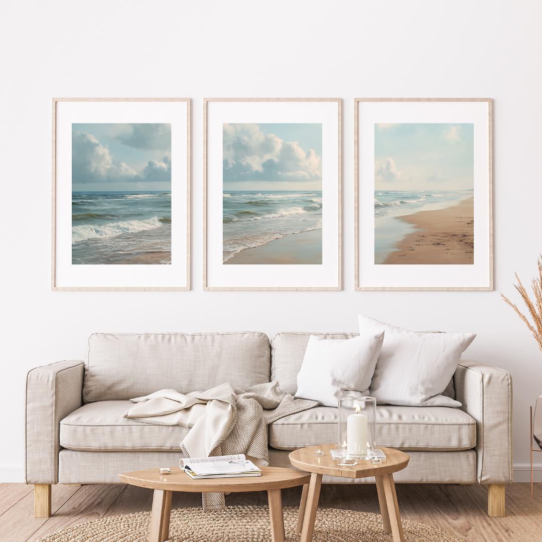 Set of 3 Ocean Beach Triptych  - огляд і ціна Photography Course
