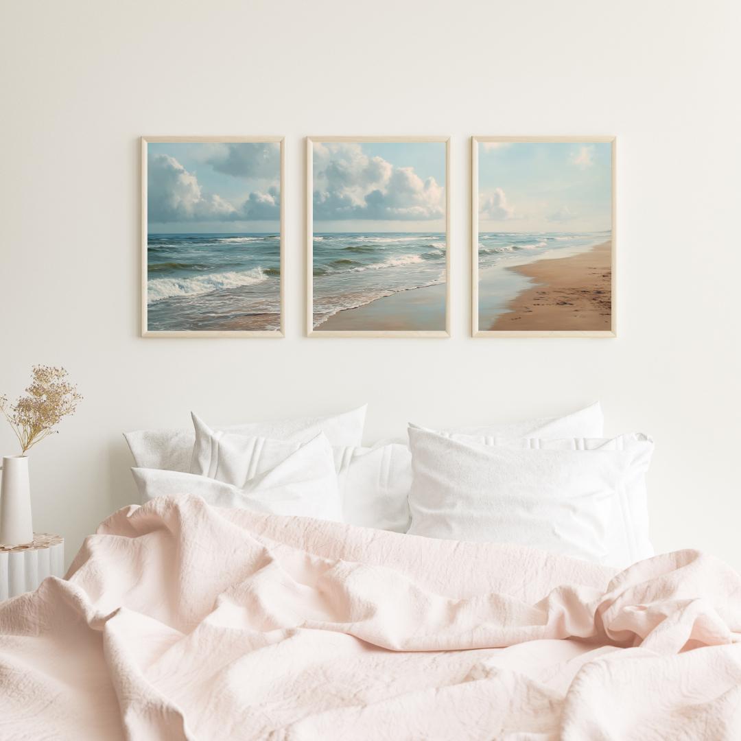 Set of 3 Ocean Beach Triptych  - огляд і ціна Photography Course