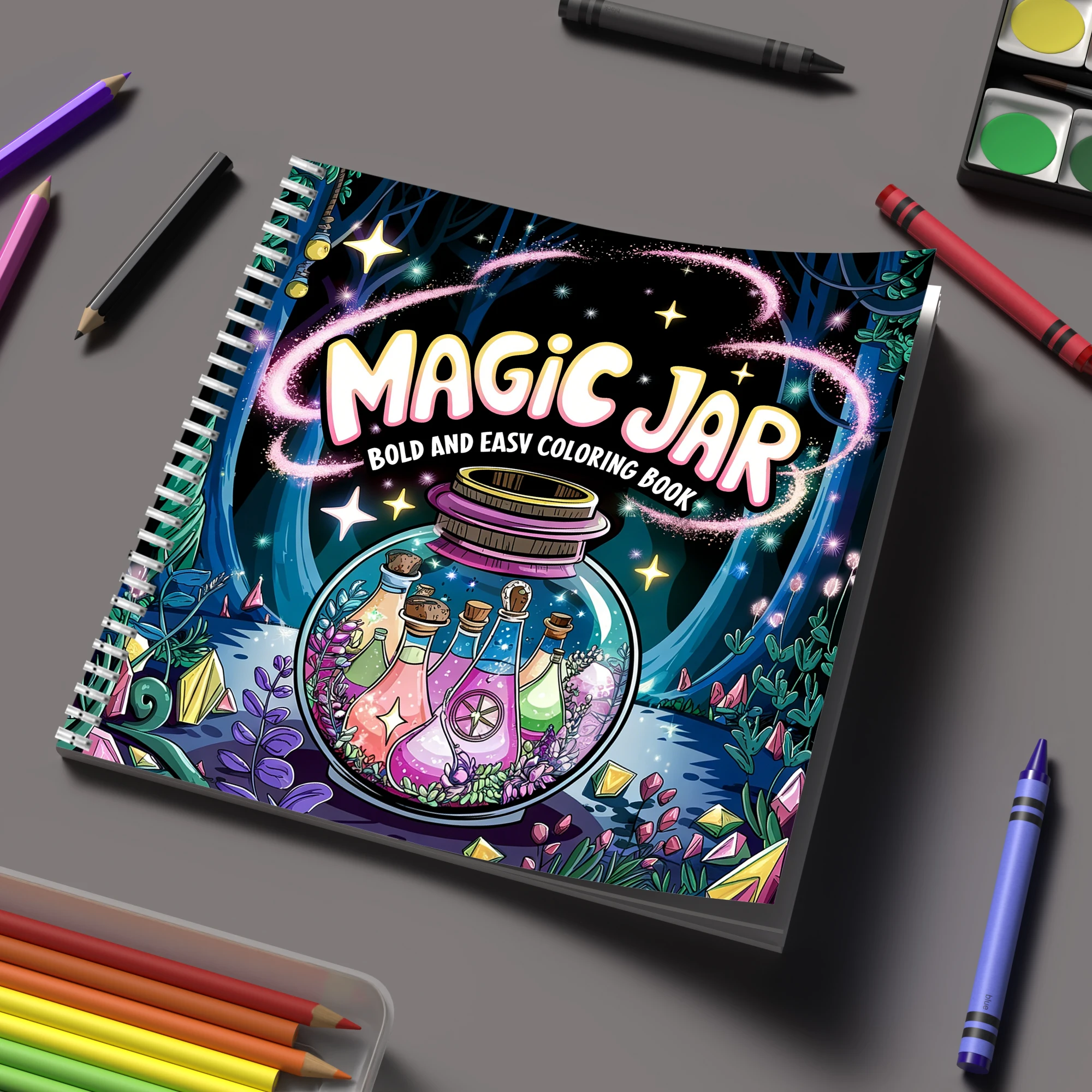 Coloring Book Magic Jar for Ad - огляд і ціна Photography Of Book