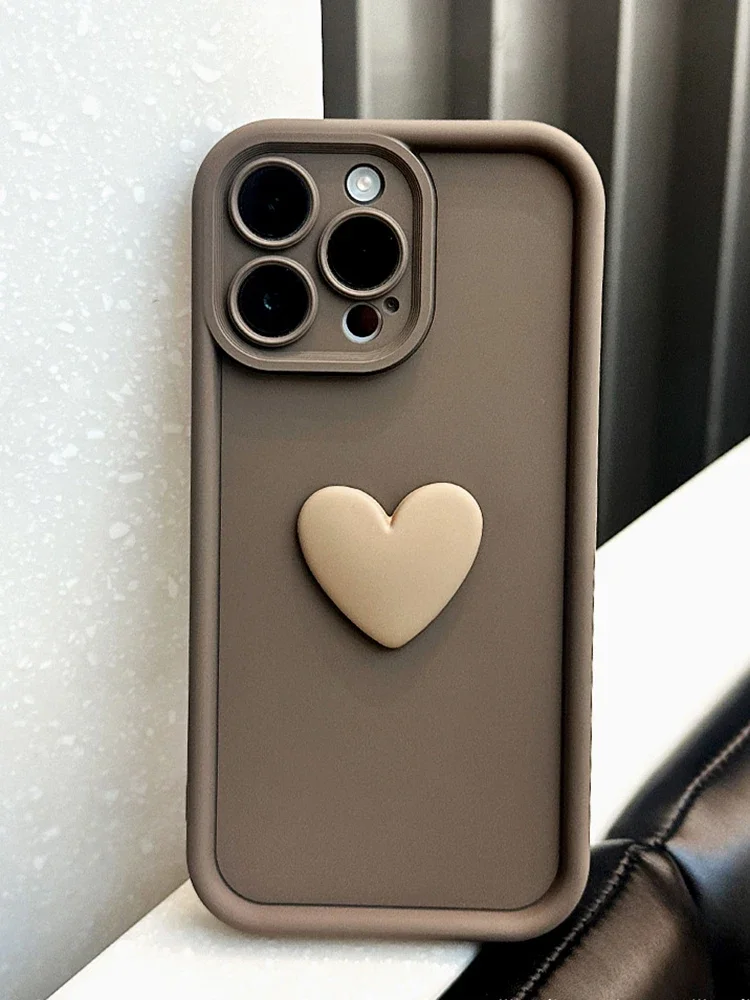 Cute 3D Love Heart Silicone Ca - огляд і ціна Photography Xiaomi 15