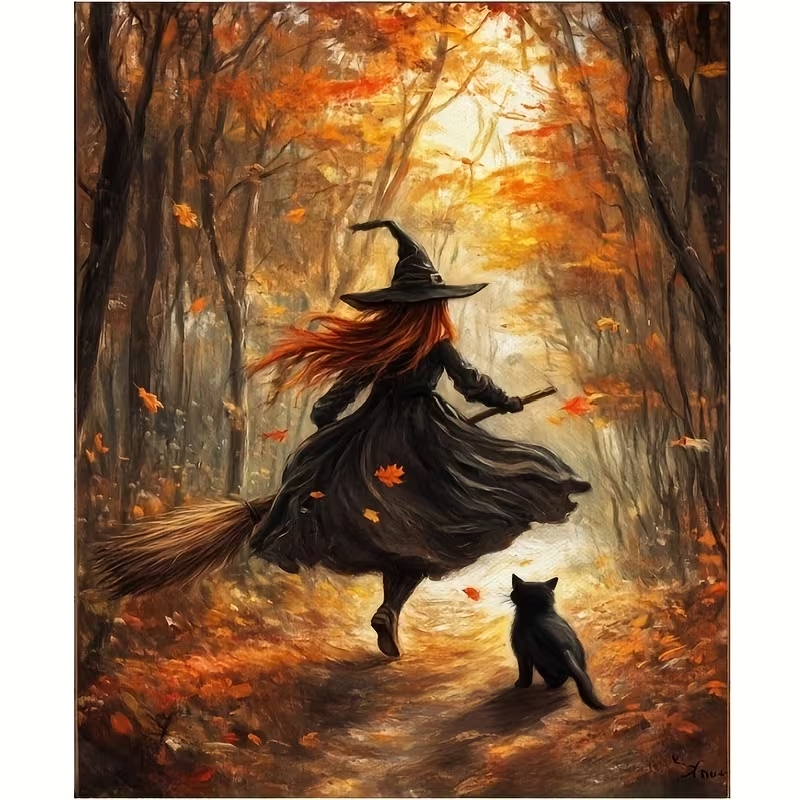 Retro Alloween Autumn Witch On - огляд і ціна Photography Interior