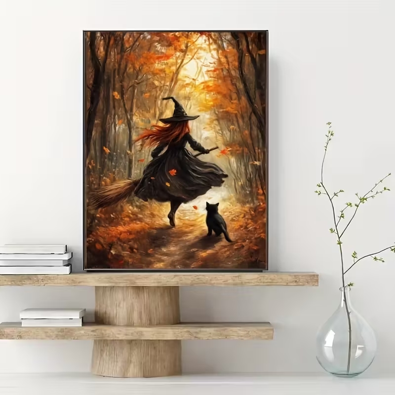 Retro Alloween Autumn Witch On - огляд і ціна Photography Interior