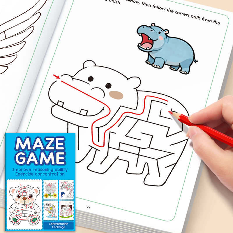 Children's Fun Maze Drawing Bo - огляд і ціна Photography Of Book