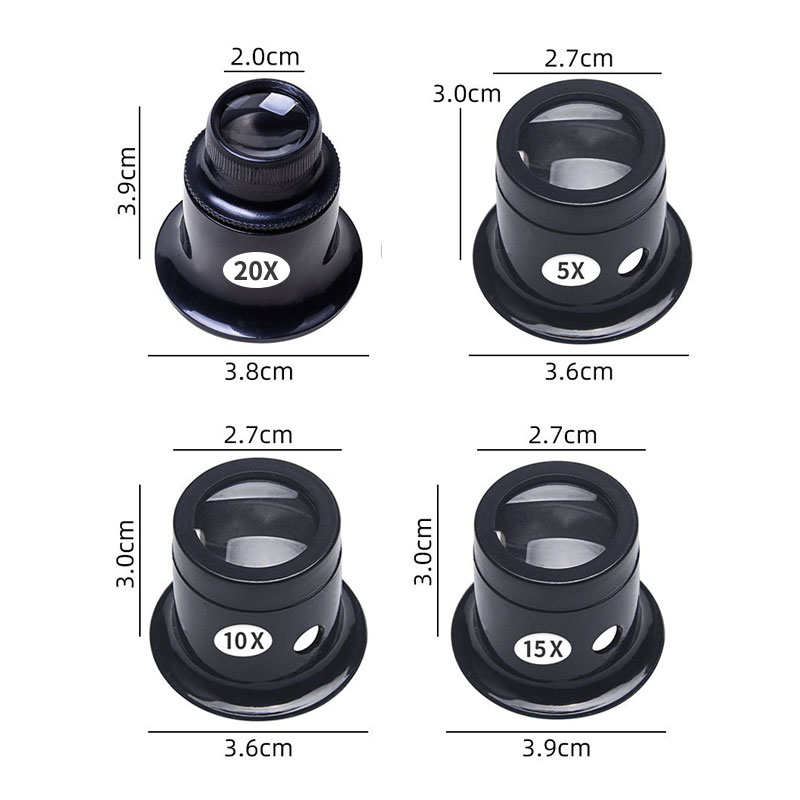 4pcs/set Monocular Magnifying  - огляд і ціна Eye Piece Magnifier