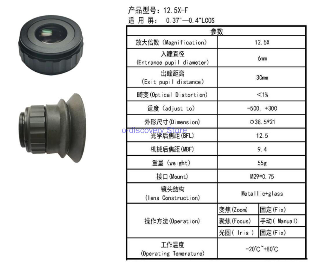 OLED Optical Magnifying Lens 1 - огляд і ціна Eye Piece Magnifier