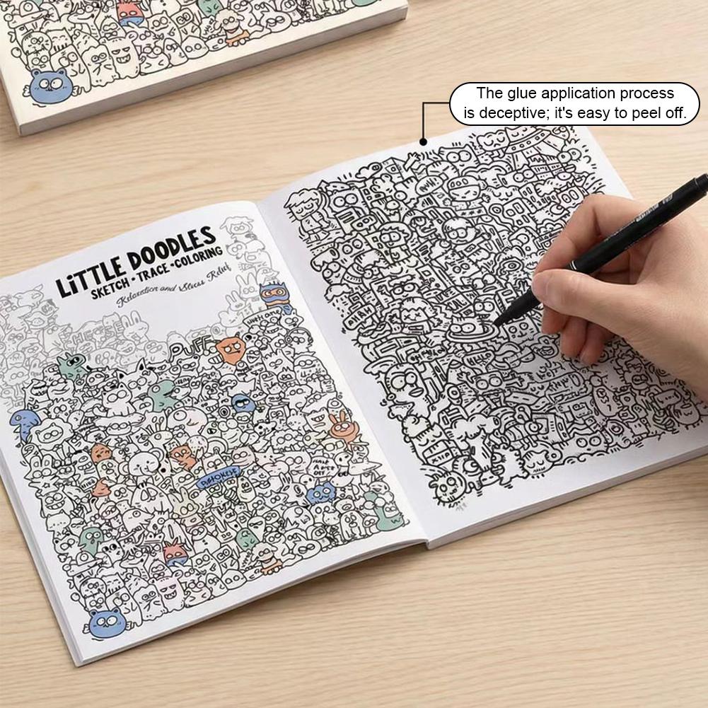 Little Doodles Coloring Book P - огляд і ціна Photography Of Book