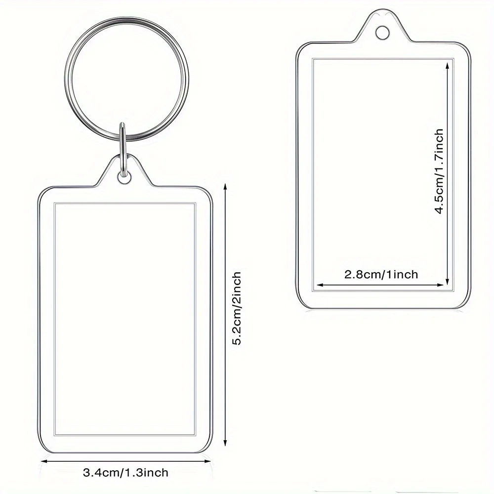 100pcs Blank Photo Keyrings Ac - огляд і ціна Photography Hacks