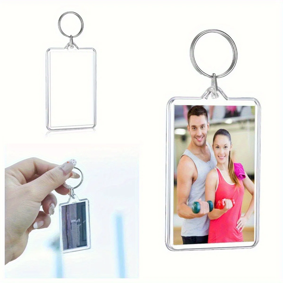 100pcs Blank Photo Keyrings Ac - огляд і ціна Photography Hacks