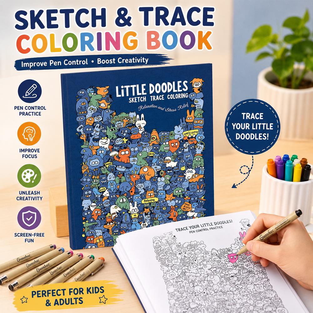 Creative Doodle Art Coloring B - огляд і ціна Photography Of Book
