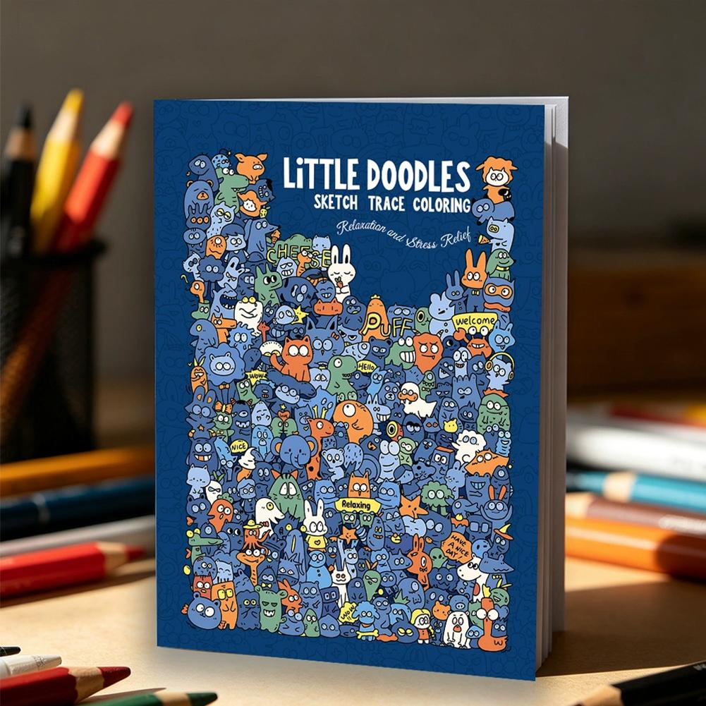 Creative Doodle Art Coloring B - огляд і ціна Photography Of Book