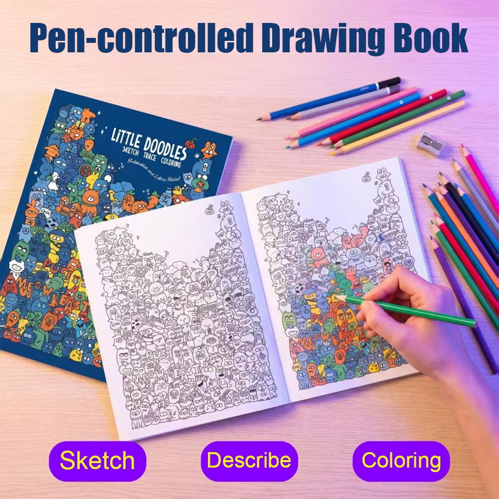 Creative Doodle Art Coloring B - огляд і ціна Photography Of Book