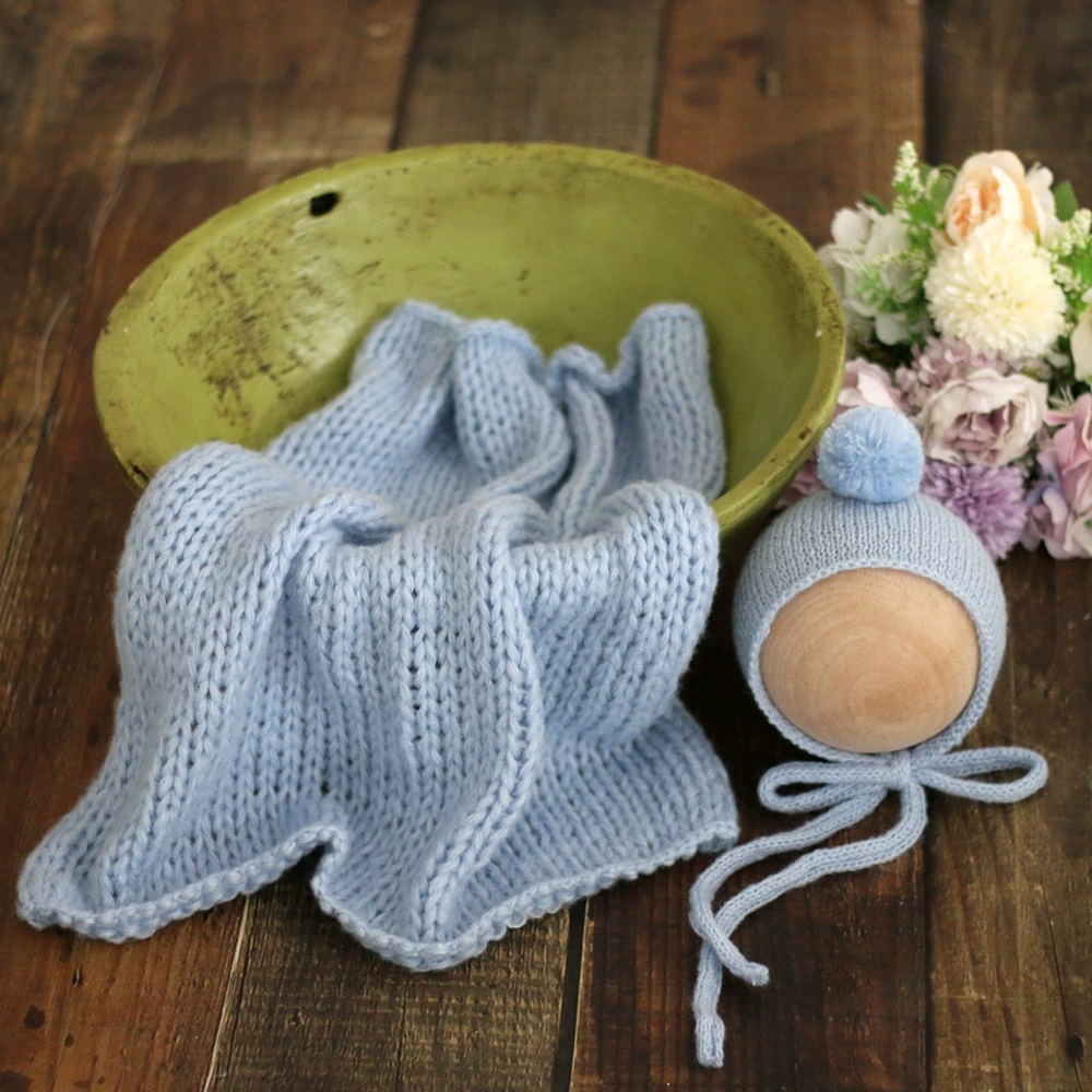 Mohair Knitted Baby Blanket wi - огляд і ціна Photography Newborn