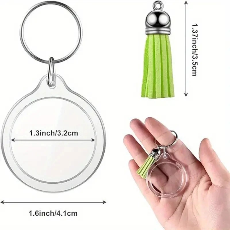 100Pcs Round Blank Acrylic DIY - огляд і ціна Photography Hacks